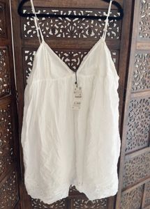 Zara Limited Edition Cotton Bohemian Mini Dress