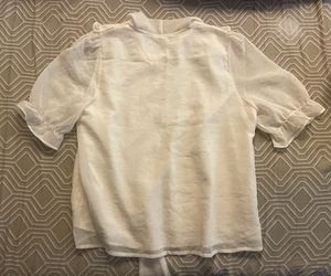 Sheer Bow Blouse