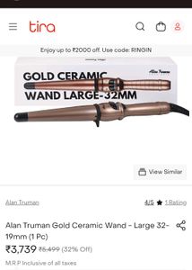 Alan Trumar Ceramic Curling Wand 32mm