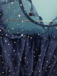 Sparkly Navy Blue Party Dress