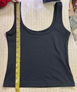 Classic Black Ribbed Tank Top