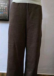 H&amp;M brown baggy sweatpants