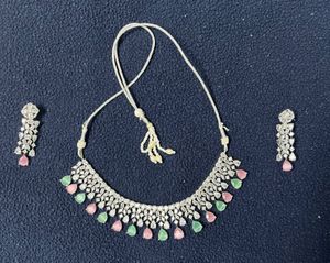 Stunning CZ Necklace and Earring Set