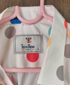 Tista Bene Polka Dot Shirt L