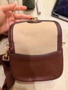 Original Coach Canvas &amp; Leather Crossbody Bag