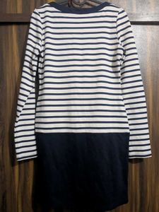 Striped Long Sleeve Dress