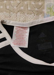 Adidas Climalite Black &amp; White T-Shirt