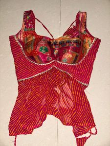 NAVRATRI LERIYA PRINT BLOUSE