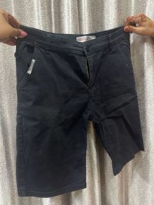 Men's Black Cargo Shorts