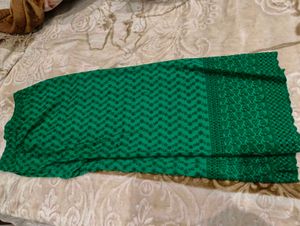 Green Embroidered Palazzos