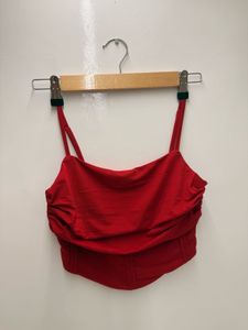 ❗️Chic Red Corset Top❗️