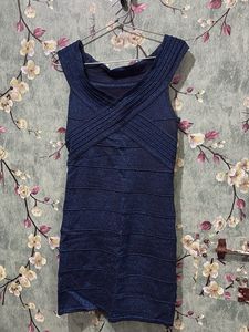navy blue party hot dress