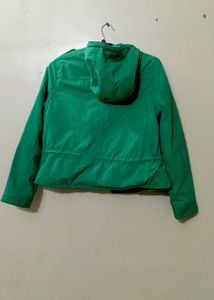 Green Casual Jacket