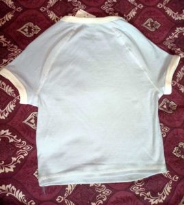 cute powder blue fitted top