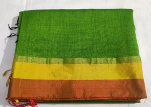 Handloom Green Saree