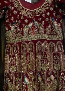 Dabka 3 piece Pakistani gown