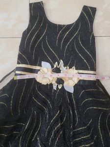 Sparkly Black &amp; Gold Party Dress