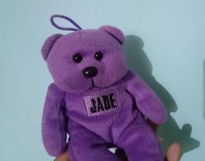 Vintage "Jade" Purple Bear Plush