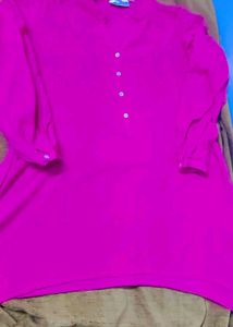 (Westside) Vibrant Pink Tunic Top