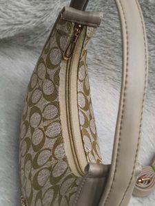 Stylish Coach Dupe Brown Moon Bag