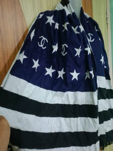 Chanel Designer Scarf - Stars &amp; Stripes