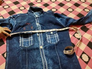 Stylish Blue Denim Shirt for Men
