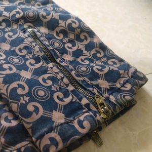 Women's Floral Denim In Good Condition