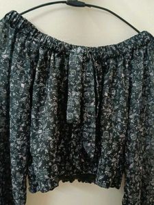 Beautiful Floral Off shoulder top