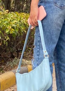 Pinterest Aesthetic Blue Shoulder Bag From Myntra