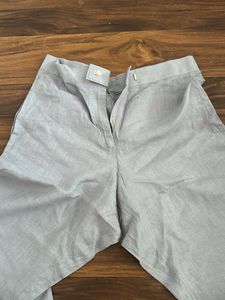 Stylish Light Blue Linen Pants