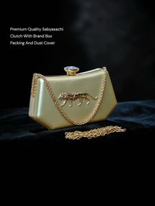 Sabyasachi Inspired White Clutch