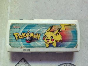 Geometry Set w/ Pokemon Pencil Box