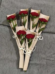 Crochet Rose Bouquet