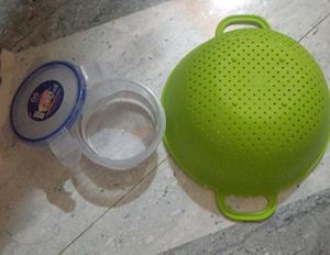 Colander and Food Storage Container Set