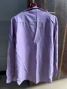 Men's Lavender Button-Up Shirt