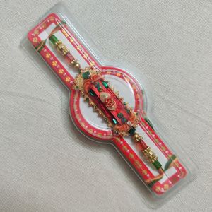 9| Rakhi Set For Bhaiya N Bhabhi With Puja Thali