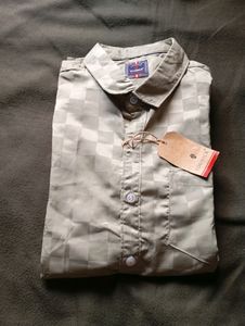 L Size Pista Green Shirt