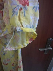 Floral Yellow Dress
