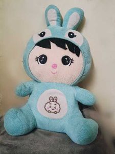 Cute Blue Bunny Plush Toy