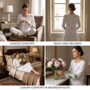 Comfortable Floral Nightdress / Maxi