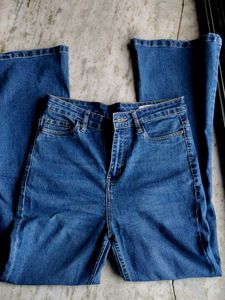 Blue Flare Jeans