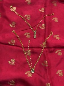 Elegant Pearl &amp; Crystal Maang Tikka Combo