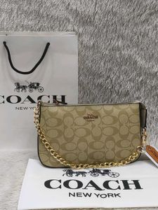 Coach Monogram Chain Bag
