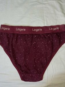 Women's Burgundy Briefs