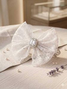 Cute Bow Hair Clips with Rhinestone set of 4