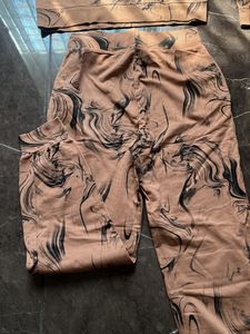 Stylish Marble Print Co-ord Set