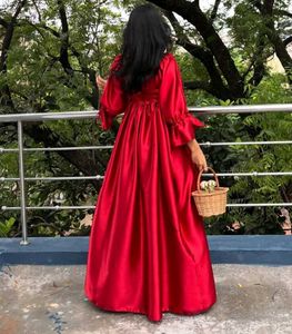 Stunning Red Off-Shoulder Gown
