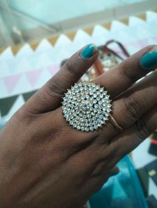 Stunning Round Cocktail Ring