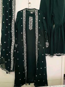 elegant green suit