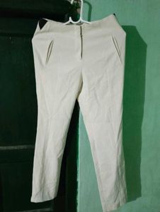 Offer prices,Length 35,Cream Tailored Trousers